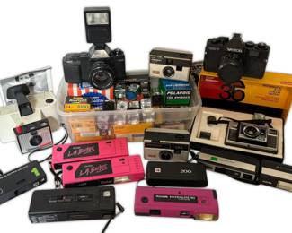 Vintage Film Cameras Accessories Kodak Instamatic, Canon T50, Weston WX7, More