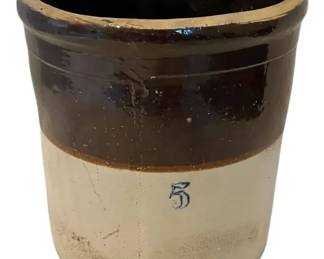 Antique 5Gallon Stoneware Crock