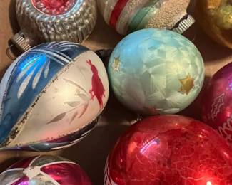 Vintage Christmas Ornaments And Candles