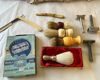 Shaving Brushes , And Blades