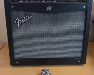 Fender Mustang III Amp w Bulletini Mic for Harmonica