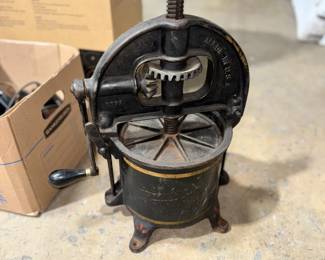 Antique Cast Iron Sausage Stuffer Orlando