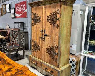 Luna Rustica Armoire Orlando Estae Auction