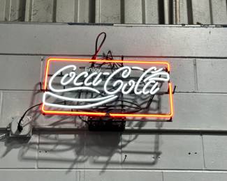 Coca~Cola Neon Sign Orlando Estate Auction