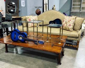 Sofa, Coffee Table, Acoustic Guitars and Side Tables Orlando