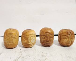 ANCIENT STONE CARVED BEADS