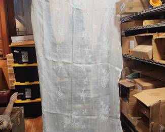 SILK TABLECLOTH.  HUGE