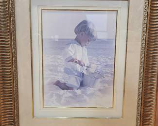 BEAUTIFUL GLASS FRAMED PICTURE