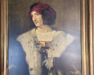 VINTAGE PRINT FRAMED