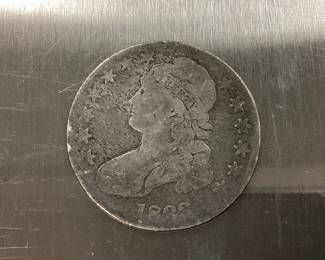 1833 CAPPED BUST HALF DOLLAR COIN