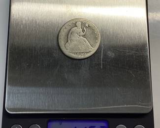 1858-O SEATED LIBERTY HALF DOLLAR COIN 1858 NEW ORLEANS