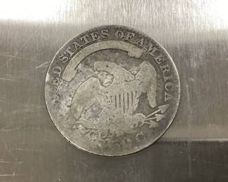 1833 CAPPED BUST HALF DOLLAR COIN