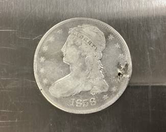 1858-O SEATED LIBERTY HALF DOLLAR COIN 1858 NEW ORLEANS