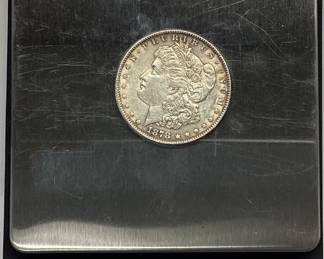 1878-P 1878-S MORGAN DOLLAR COINS 1878 PHILADELPHIA AND 1878 SAN FRANCISCO MORGAN SILVER DOLLAR