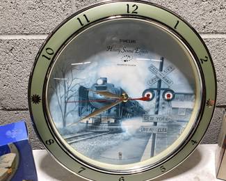 LIONEL, FAO SCHWARTZ, ANASTASIA TRAIN, DIE CASTS MINIATURE TRAIN SET, CARS, TRUCKS LOT AND LIONEL CLOCK