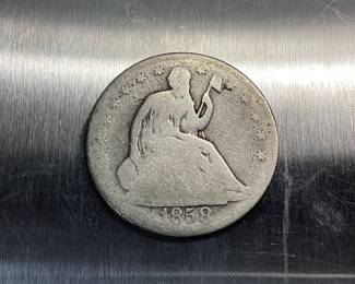 1858-O SEATED LIBERTY HALF DOLLAR COIN 1858 NEW ORLEANS
