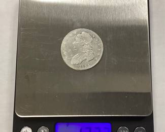  1834 CAPPED BUST HALF DOLLAR COIN