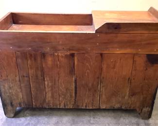 ANTIQUE PRIMITIVE DRY SINK ALL NAIL CONSTRUCTION. NO SHIPPING, PICKUP ONLY