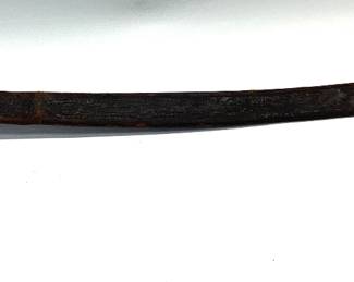 EARLY 19TH CENTURY SABER EARLY 19TH CENTURY SABER WITH LEATHER SCABBARD AND LEATHER GRIP