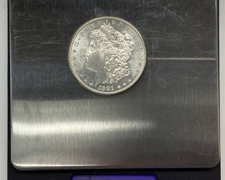 1881-S MORGAN SILVER DOLLAR 1881 SAN FRANCISCO MORGAN SILVER DOLLAR COIN