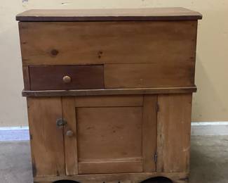 ANTIQUE PRIMITIVE DRY SINK PERFECT SMALLER SCALE DRY SINK FOR YOUR COLLECTION. NO SHIPPING, PICKUP ONLY