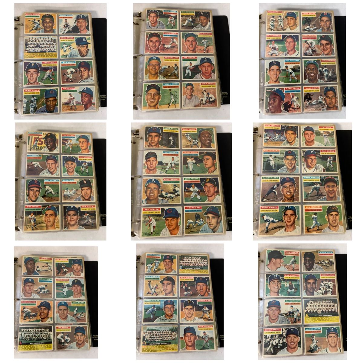 1956 Topps Complete Set Baseball Cards