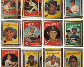 1959 Topps Complete Baseball Card Set