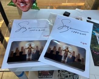 Suzanne Yoculan signed and numbered cards