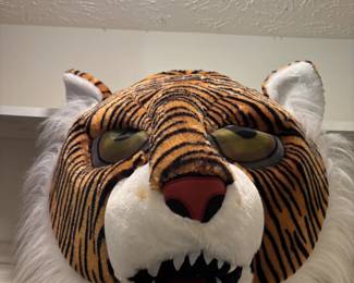 Tiger head mask costume