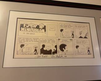 Funky Winkerbean signed Tom Batuik 