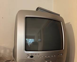 CRT TV with DVD player - works!