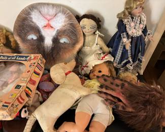 Vintage toys and dolls