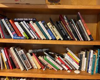 Extensive collection of books