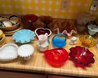 Fenton glass collection 