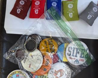 Collections of vintage pins