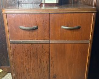 Wing Door Cabinet Clock
