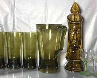 126 Ornate Whiskey Decanter Drinking Set