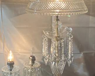 106 Vintage Crystal Cut Lamps Shades