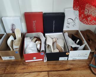 Shoes, most never worn