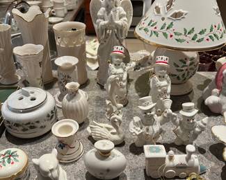 Large collection of Lenox bone china.