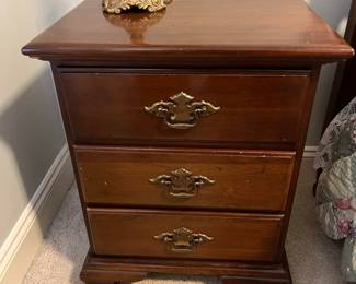 Second of two matching nightstands by Young Hinkle.