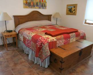 King Bed with Bedding