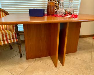 gorgeous sleek  teak table