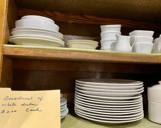lots of nice kitchenware and dishes