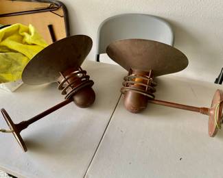 Louis Poulson, Denmark, vintage 1950 outside metal lights