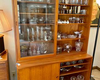beautiful Scandinavian look sleek china  cabinet