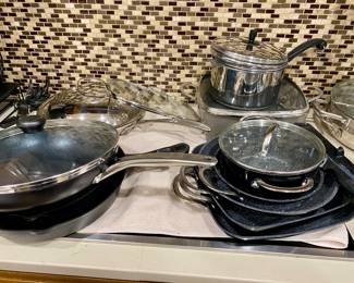 lots of nice kitchenware and dishes