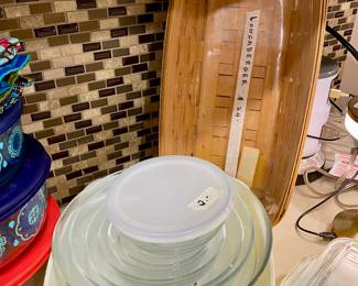 lots of nice kitchenware and dishes