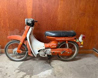 YAMAHA 75 ELECTRIC START PRODUCTION DATE SEPTEMBER 1971 NO KEY NO TITLE