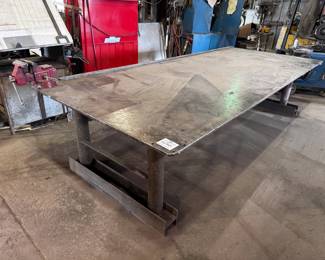 Work Table w/Wilton Vise Approximately 12'x5'